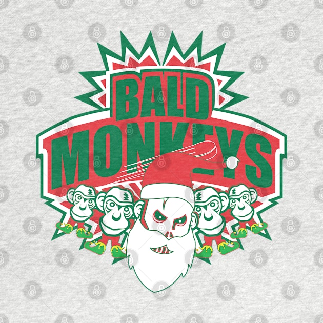 Bald Monkeys Christmas by TBM Christopher